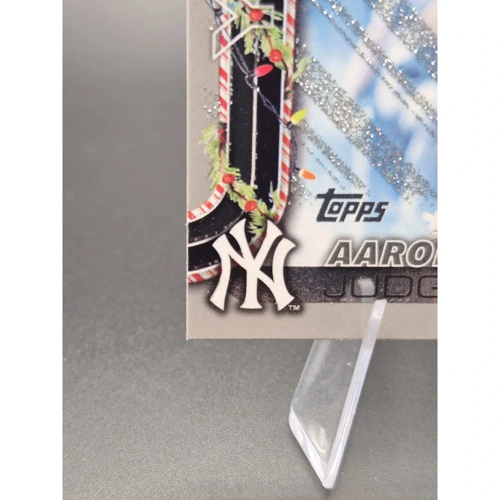 2025 Topps‎ Holiday - Aaron Judge #H161 Holiday Silver Glitter